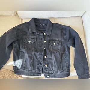 Volcom Black Denim Jacket, never worn